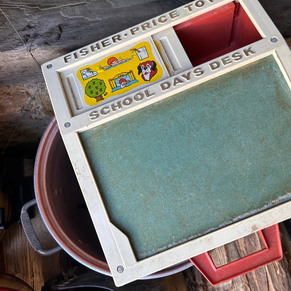 Vintage Fisher-Price School Days Desk